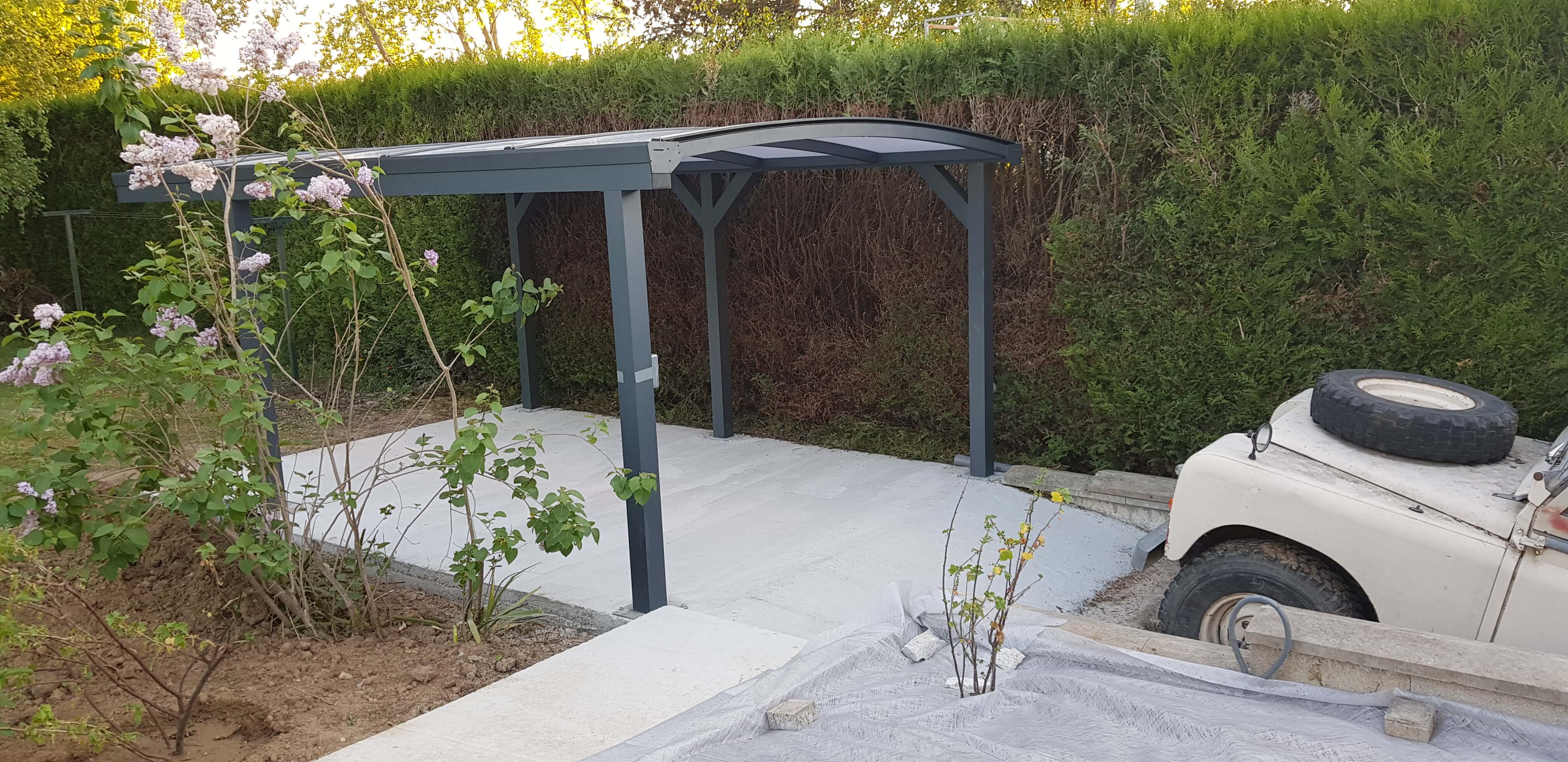 Pergola installée en Seine-et-Marne